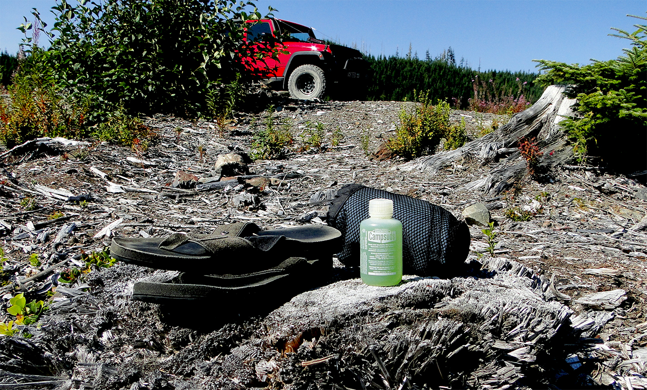 Campsuds Soap for Off-Road Expedition Jeep Wrangler